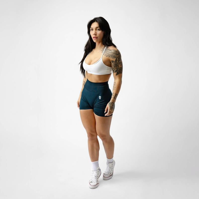 3PK Infinity Seamless Shorts by Gymreapers Moisture-Wicking Breathable Gym Shorts, Diamond Gusset Crotch,Scrunch Back, Two-Tier Waistband, Squat Proof