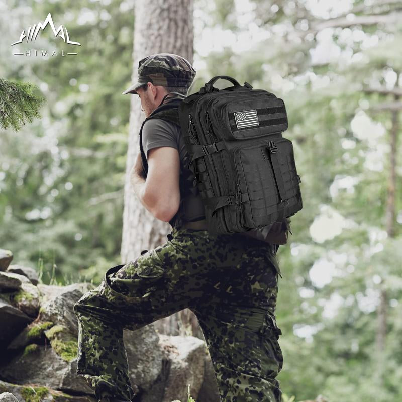 Himal Outdoors Military Tactical Backpack - Large Army 3 Day Assault Pack Molle Bag Rucksack,40L
