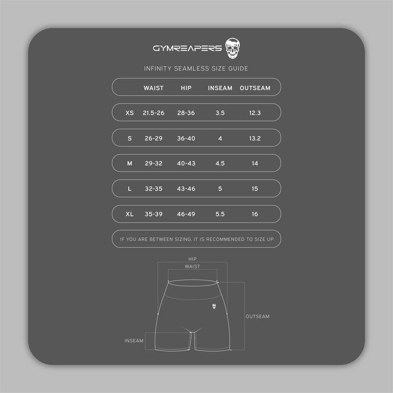 3PK Infinity Seamless Shorts by Gymreapers Moisture-Wicking Breathable Gym Shorts, Diamond Gusset Crotch,Scrunch Back, Two-Tier Waistband, Squat Proof