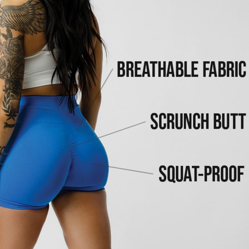 3PK Infinity Seamless Shorts by Gymreapers Moisture-Wicking Breathable Gym Shorts, Diamond Gusset Crotch,Scrunch Back, Two-Tier Waistband, Squat Proof