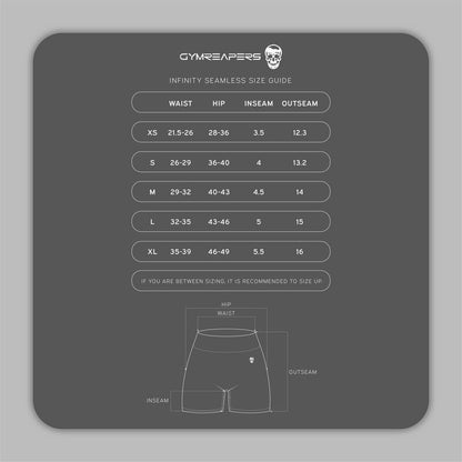 3PK Infinity Seamless Shorts by Gymreapers Moisture-Wicking Breathable Gym Shorts, Diamond Gusset Crotch,Scrunch Back, Two-Tier Waistband, Squat Proof